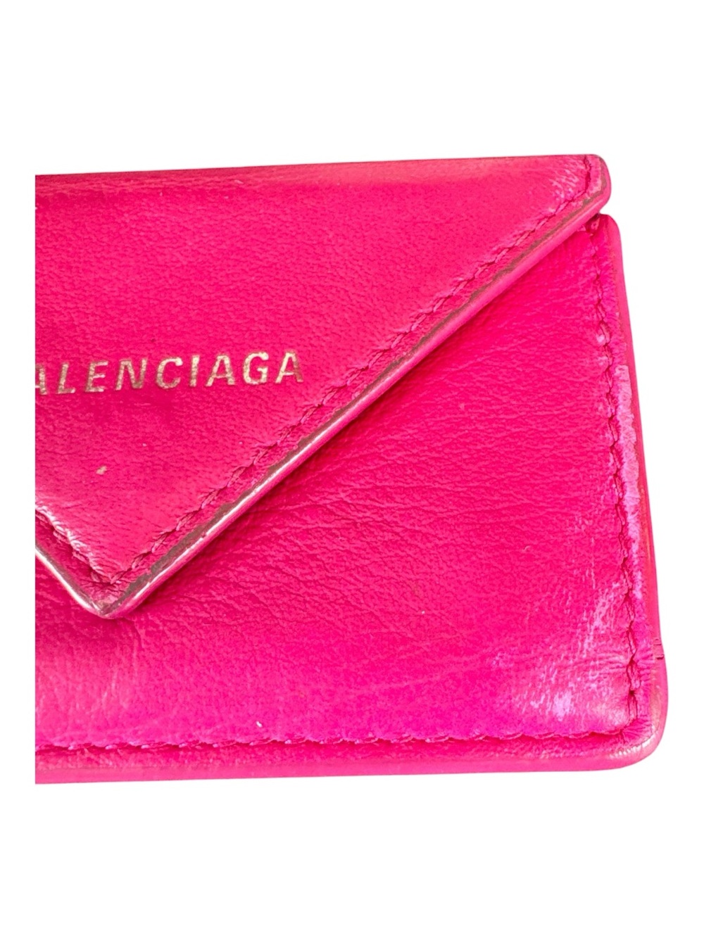 BALENCIAGA Papier Wallet Mini Rose Magenta - Picture 11 of 12